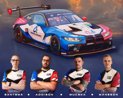 Het Genisus Esports team, een hoogtepunt in mijn professionele simracing carrière.